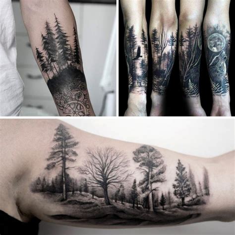 100 Tatuajes de Bosques (Con el significado)